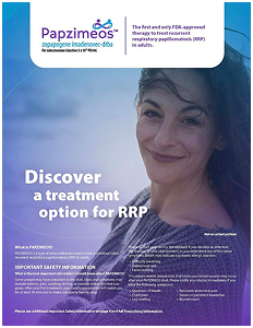 Front cover for the PAPZIMEOS patient brochure